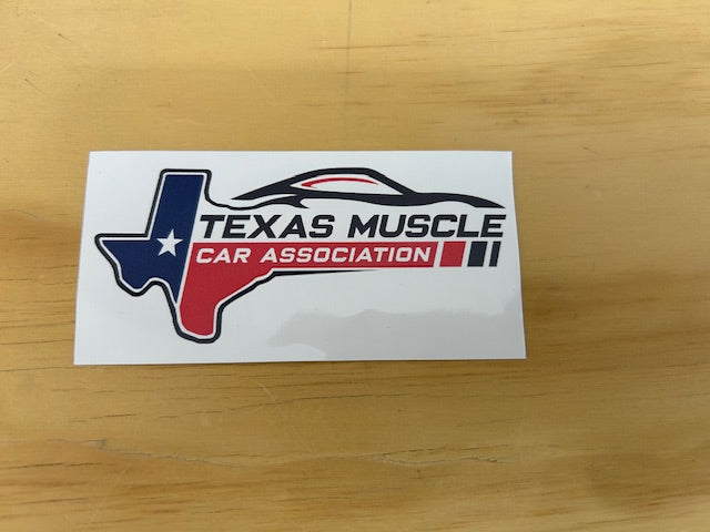 Texas Muscle Car Association Vinyl Sticker