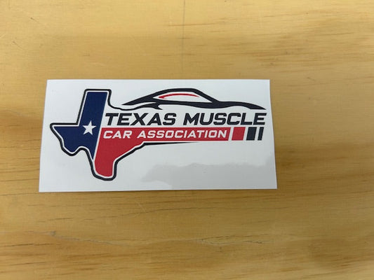 Texas Muscle Car Association Vinyl Sticker