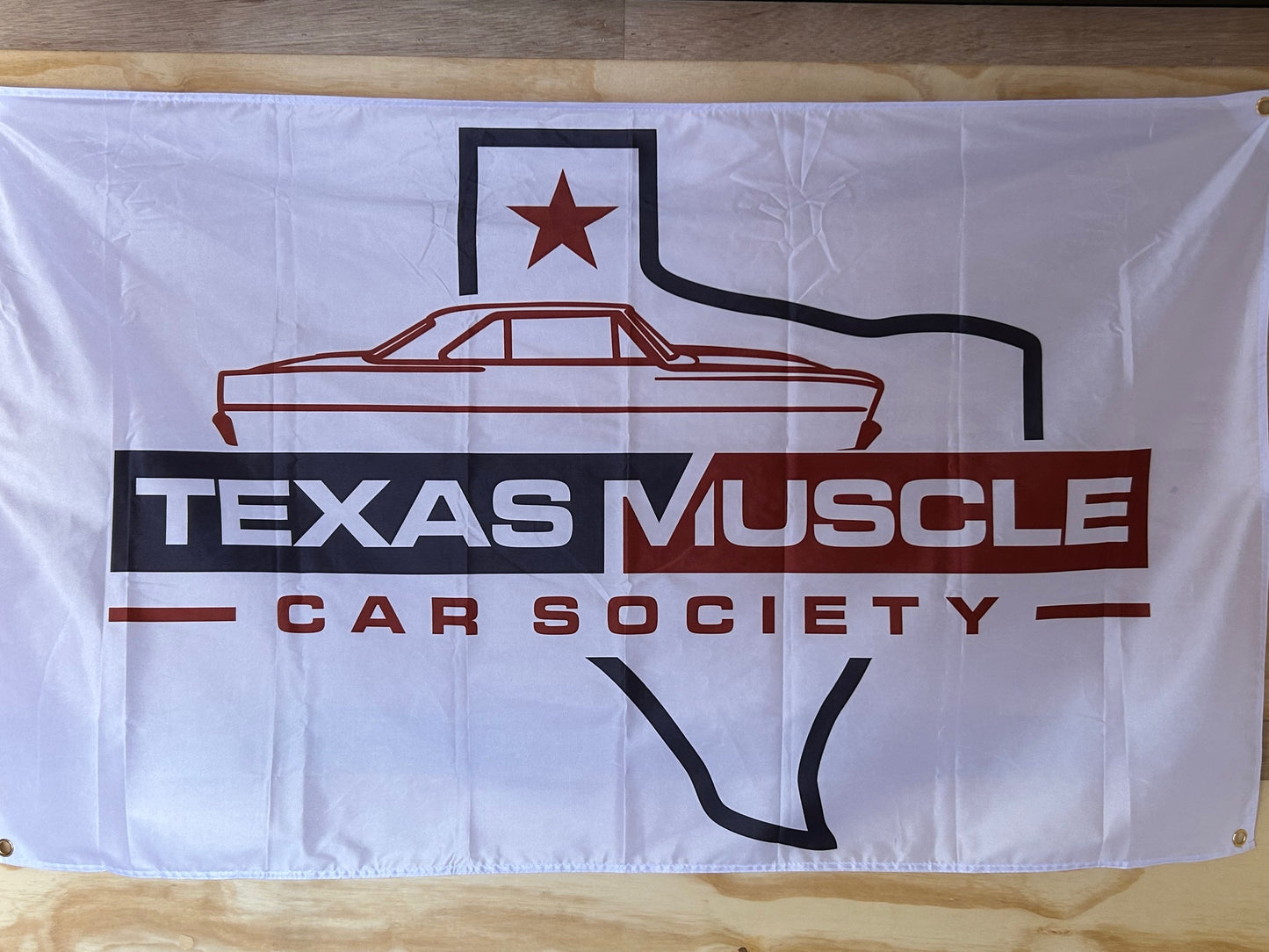 Lonestar Texas Muscle Car Society Wall Banner