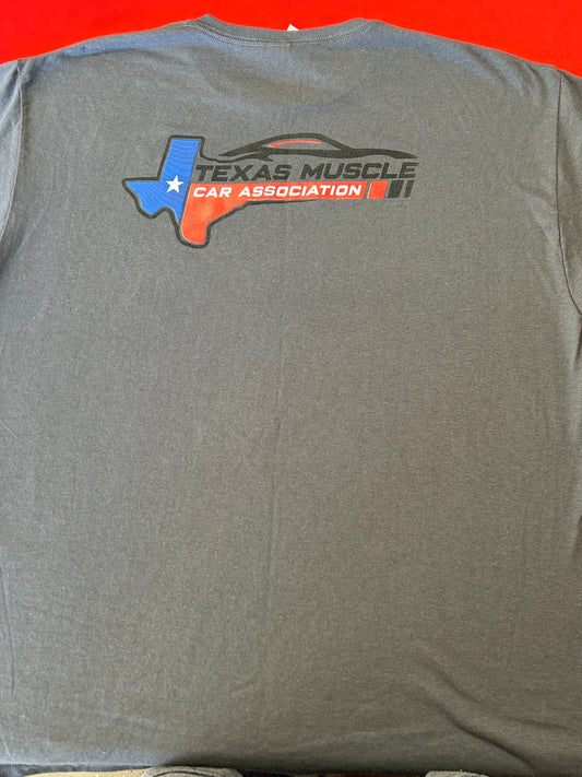 Texas Muscle Car Association Tee - Gray
